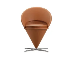 Kreslo Cone Chair, cognac