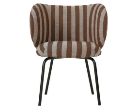 Jedálenská stolička Rico Dining, Louisiana sand / chocolate