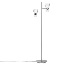 Stojacia lampa Nocturne Cone F2, silver