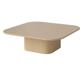Konferenčný stolík Eida 100x100 H32, white pigmented oiled oak