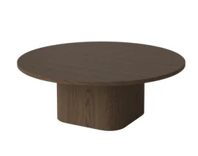 Konferenčný stolík Eida Ø90 H32, dark oiled oak