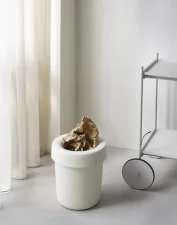Odpadkový kôš Hide, cream