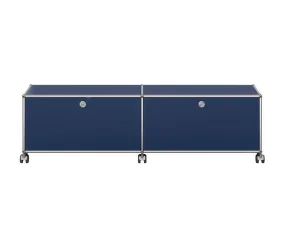 Komoda na kolieskach USM Haller M61, steel blue