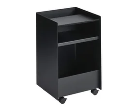 Stolík Folded Trolley Low Open, black
