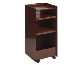Stolík Folded Trolley Tall Open, dark red