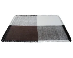 Koberec Verso 258x258, cool grey / dark brown