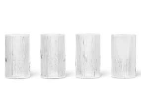 Poháre Ripple Verrines set 4ks, clear