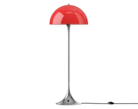 Stojacia lampa Panthella 500, original opal red
