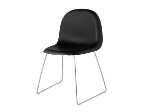 Stolička 3D Dining Chair, black/sledge base