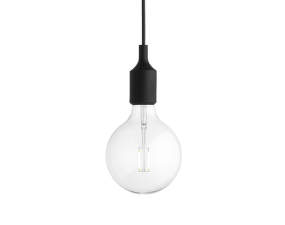 Závesná LED lampa E27, black