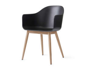 Stolička Harbour Chair Wood, black / natural oak