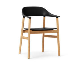 Stolička Herit Armchair Oak, black