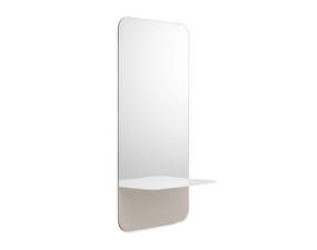 Zrkadlo Horizon Vertical, white