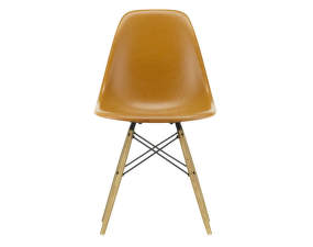 Stolička Eames Fiberglass DSW, ochre dark/ash