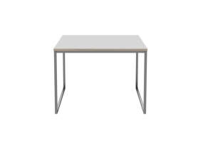 Konferenčný stolík Como 60x60 medium, white laminate/steel