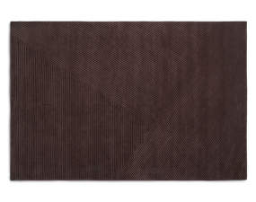 Koberec Row large, dark brown