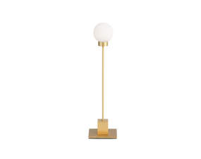 Stolná lampa Snowball, brass
