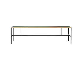 Jedálenský stôl Mies M1, black/black linoleum/oak