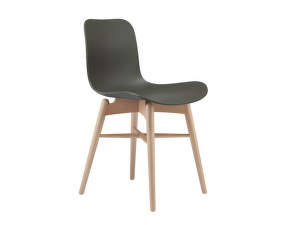 Jedálenská stolička Langue Wood, natural / army green