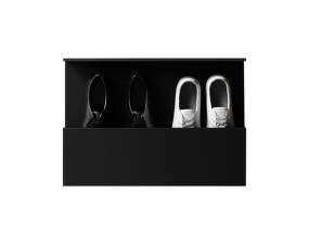 Nástenný botník Shoe Box 50cm, black