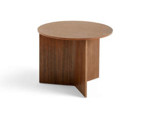 Stolík Slit Wood round, walnut