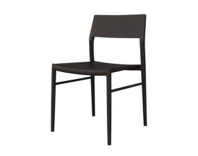 Jedálenská stolička Chicago, black lacquered ash