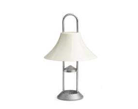 Prenosná lampa Mousqueton, oyster white