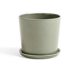 Kvetináč s podmiskou Botanical Family Set L, dusty green