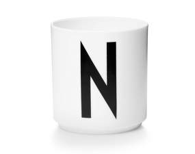 Hrnček s písmenom N, white