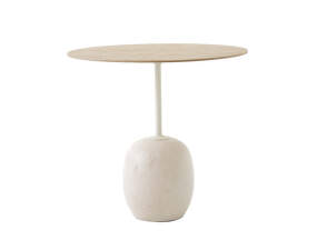 Konferenčný stolík Lato LN9, oak/crema diva marble