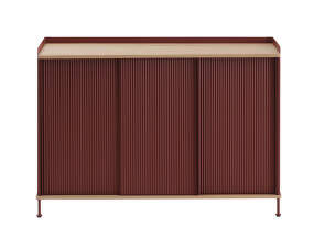 Komoda Enfold Sideboard 148x85, oak/deep red