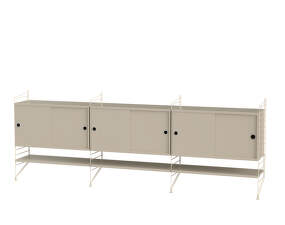 Policová zostava String Living Room F, beige