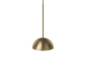 Závesná lampa Aluna Ø27, matt brass plated iron