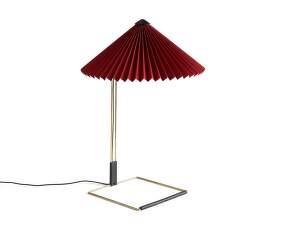 Stolová lampa Matin 380, polished brass / oxide red