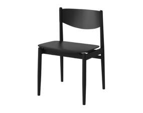Jedálenská stolička Apelle Back Upholstery, black/black ash