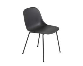 Stolička Fiber Side Chair Tube Base, black