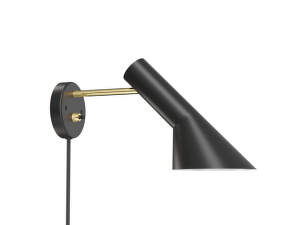 Nástenná lampa AJ, black/brass