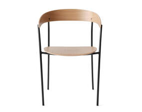 Stolička Missing Armchair, lacquered oak