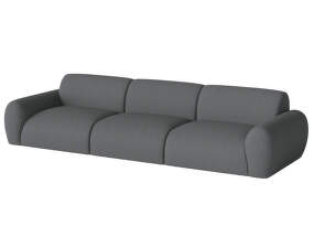 Trojmiestna pohovka Núvol, dark grey