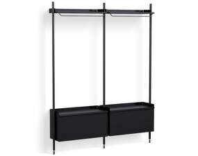 Policový systém Pier kombinácia 1002, black