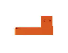 Držiak na toaletný papier Toilet Paper Hanger, orange