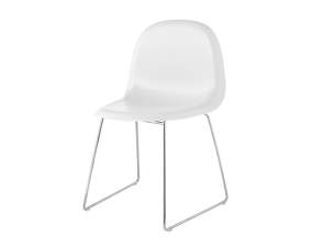 Stolička 3D Dining Chair, white cloud/sledge base