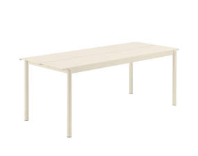 Stôl Linear Steel Table 200 cm, off white