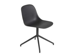 Stolička Fiber Side Chair Swivel Base, black
