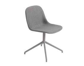 Stolička Fiber Side Chair, swivel base, grey