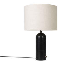 Stolná lampa Gravity large, black marble