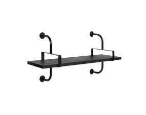 Polica Démon Shelf 2, 95cm, 1 shelf, black stained ash