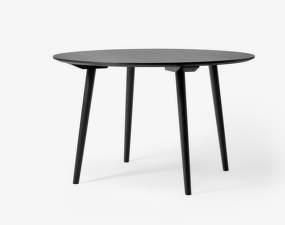 Okrúhly stôl In Between SK4 ø120, black oak