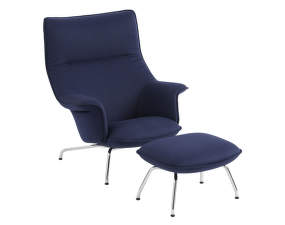 Kreslo Doze Lounge Chair & Ottoman, balder 782/chrome