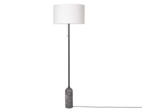 Stojacia lampa Gravity, grey marble/white shade